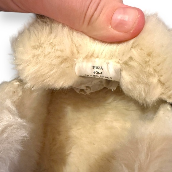 Clarks Tessa Sherling Lined Gray Quilted Suede Leather Slipper Loafers Sz 10 NEW - Picture 6 of 8